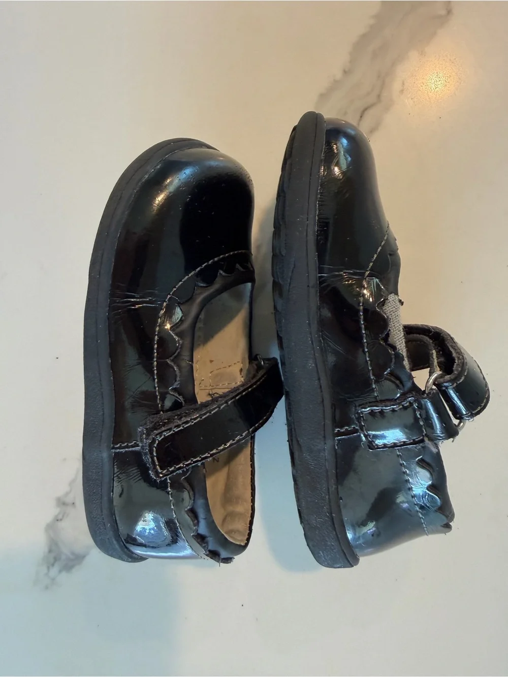 See Kai Run Girls Black Patent Mary Jane Shoes